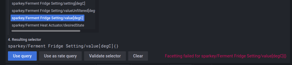 Invalid selector